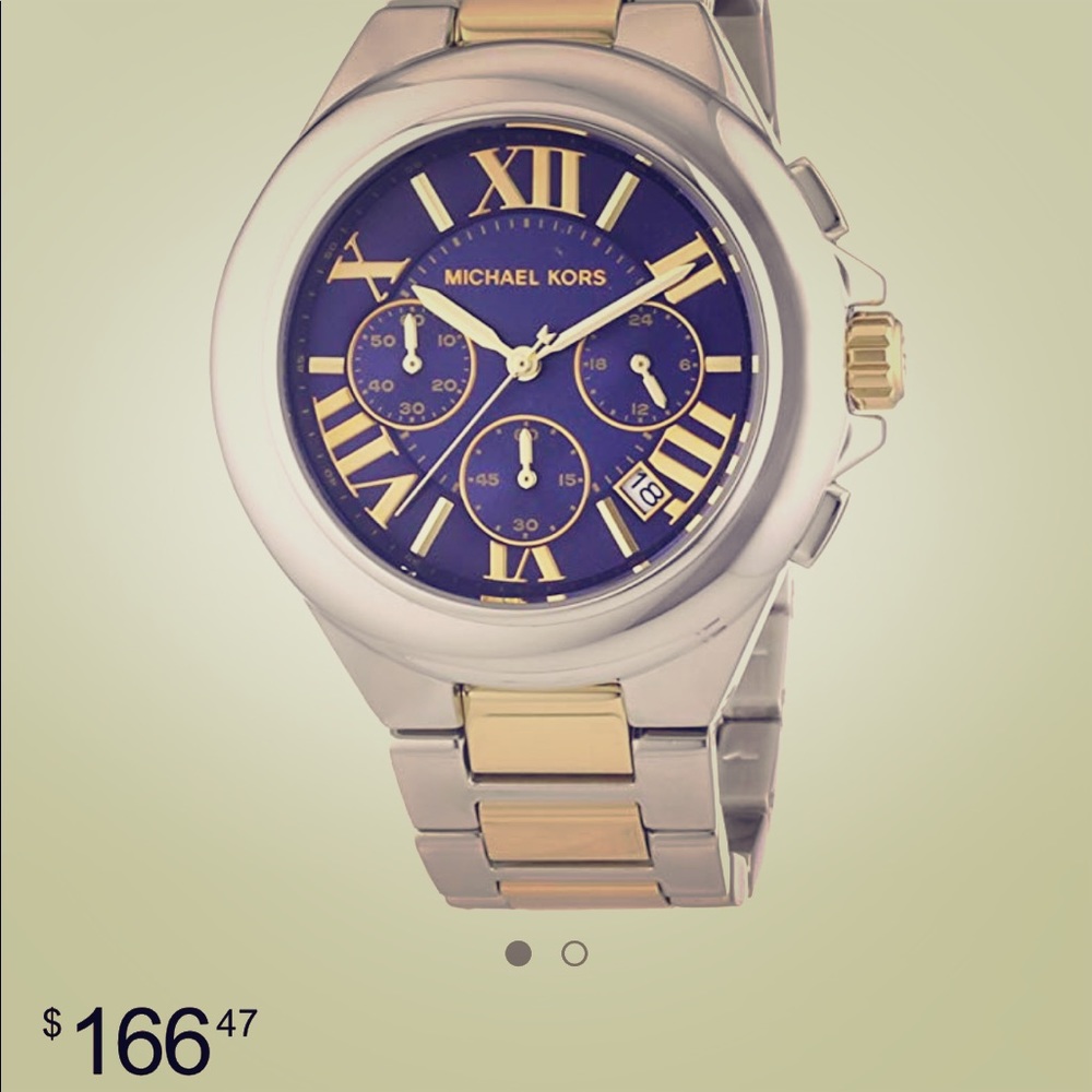 Michael Kors Ladies Camille watch two toned